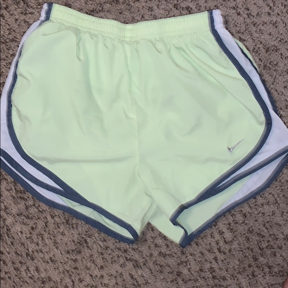 lime green nike shorts